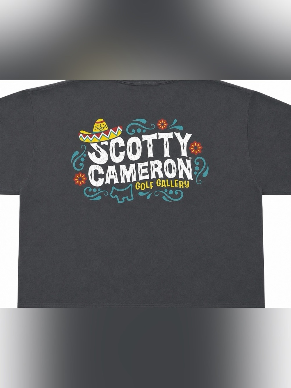 NWT SCOTTY CAMERON GALLERY  FIESTA de SCOTTY CIRCLE T Tee Shirt BLUE XL or XXL